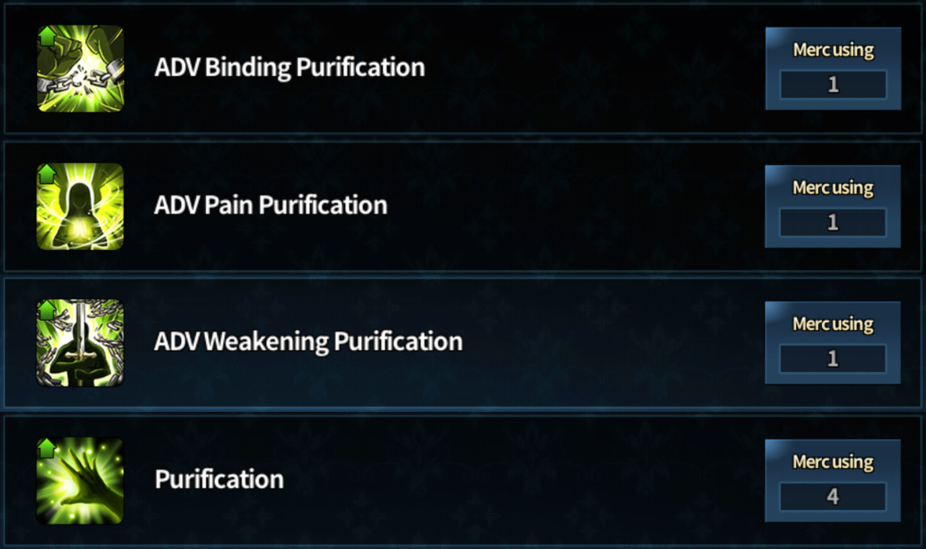 Brown Dust Immunity Prohibition Purification Interaction